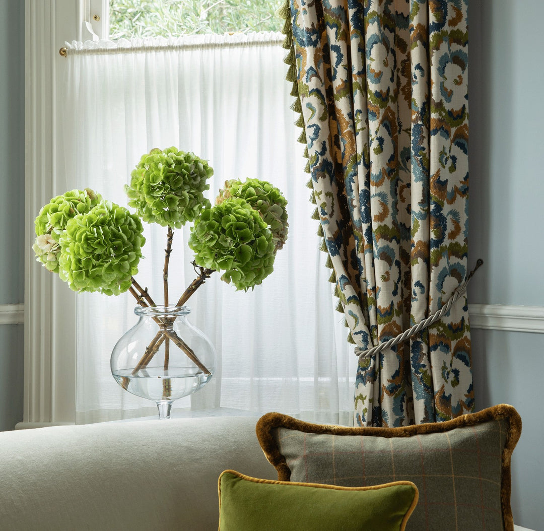 Pansy - Blue / Olive