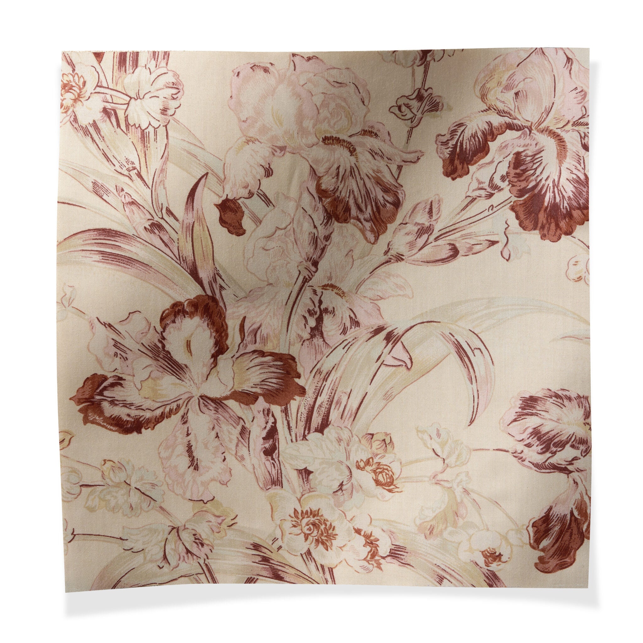 Faded Floral - Claret