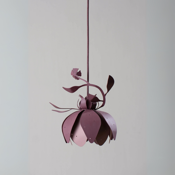 Botanica Pendant - Brinjal with Blush