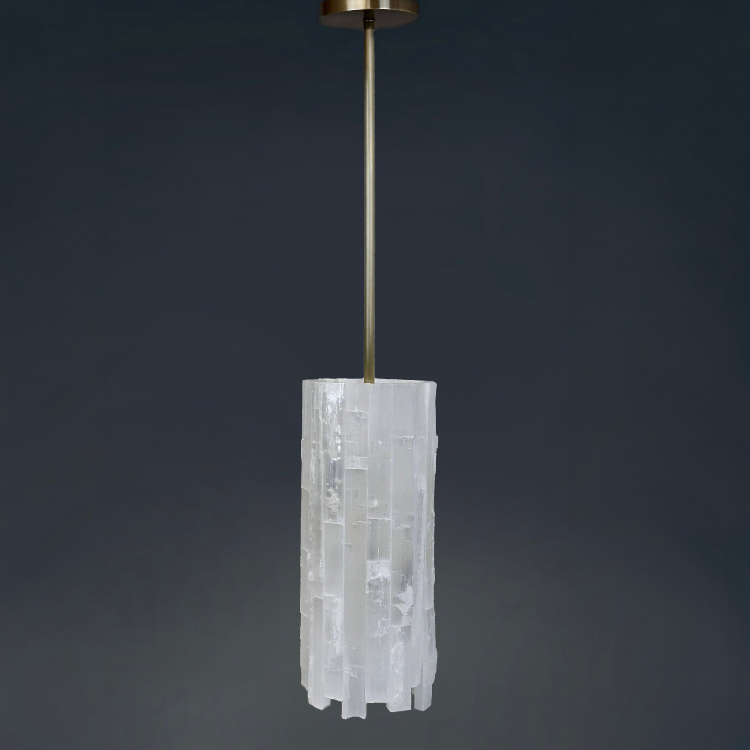 Selenite Cylinder Pendant