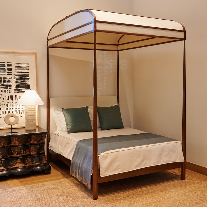 Clarence Bed with Canopy - King