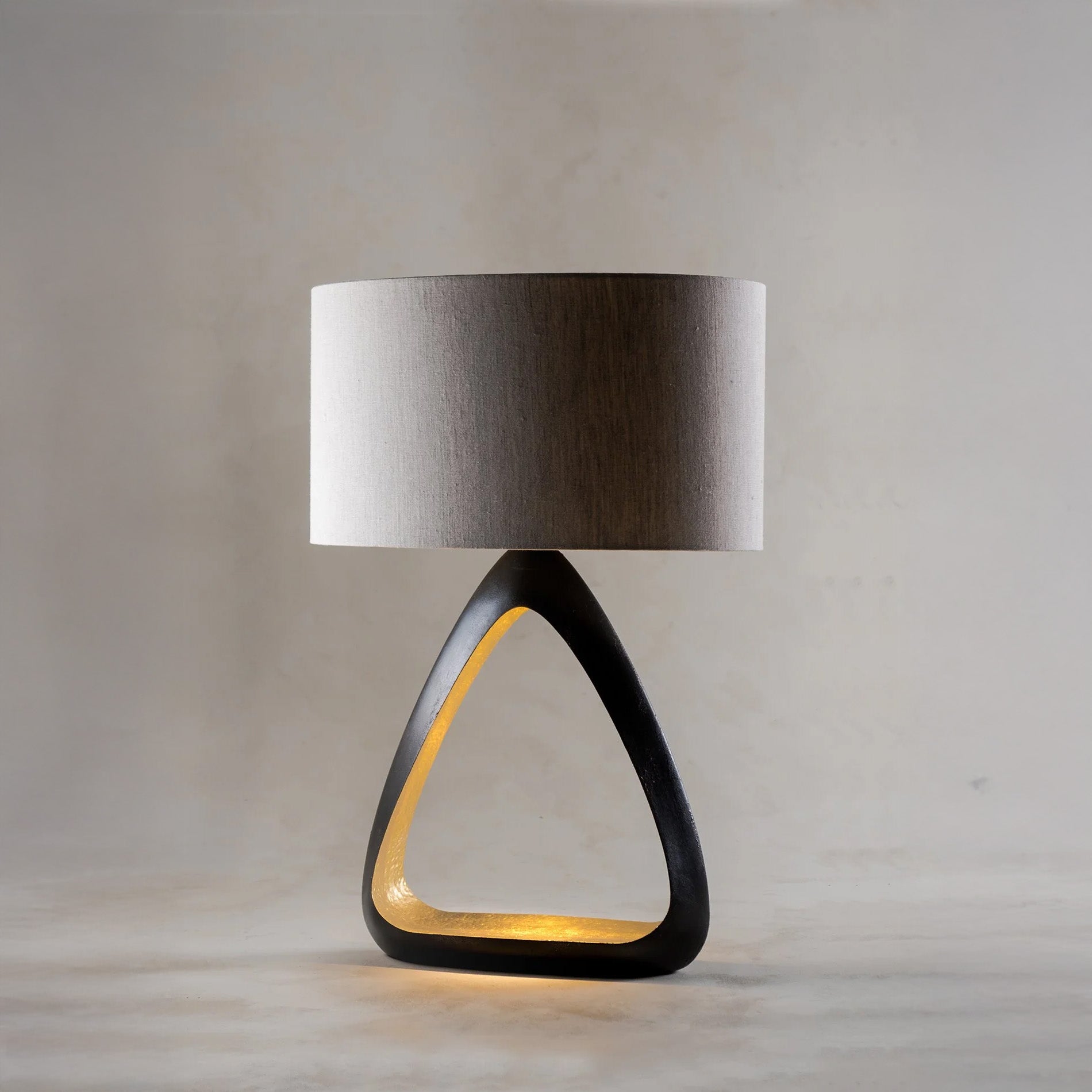 Bianca Lamp - Fired Copper with Bright Gold