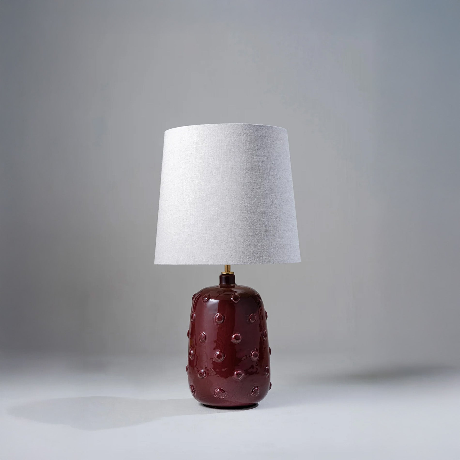 Button Lamp Small - Cranberry