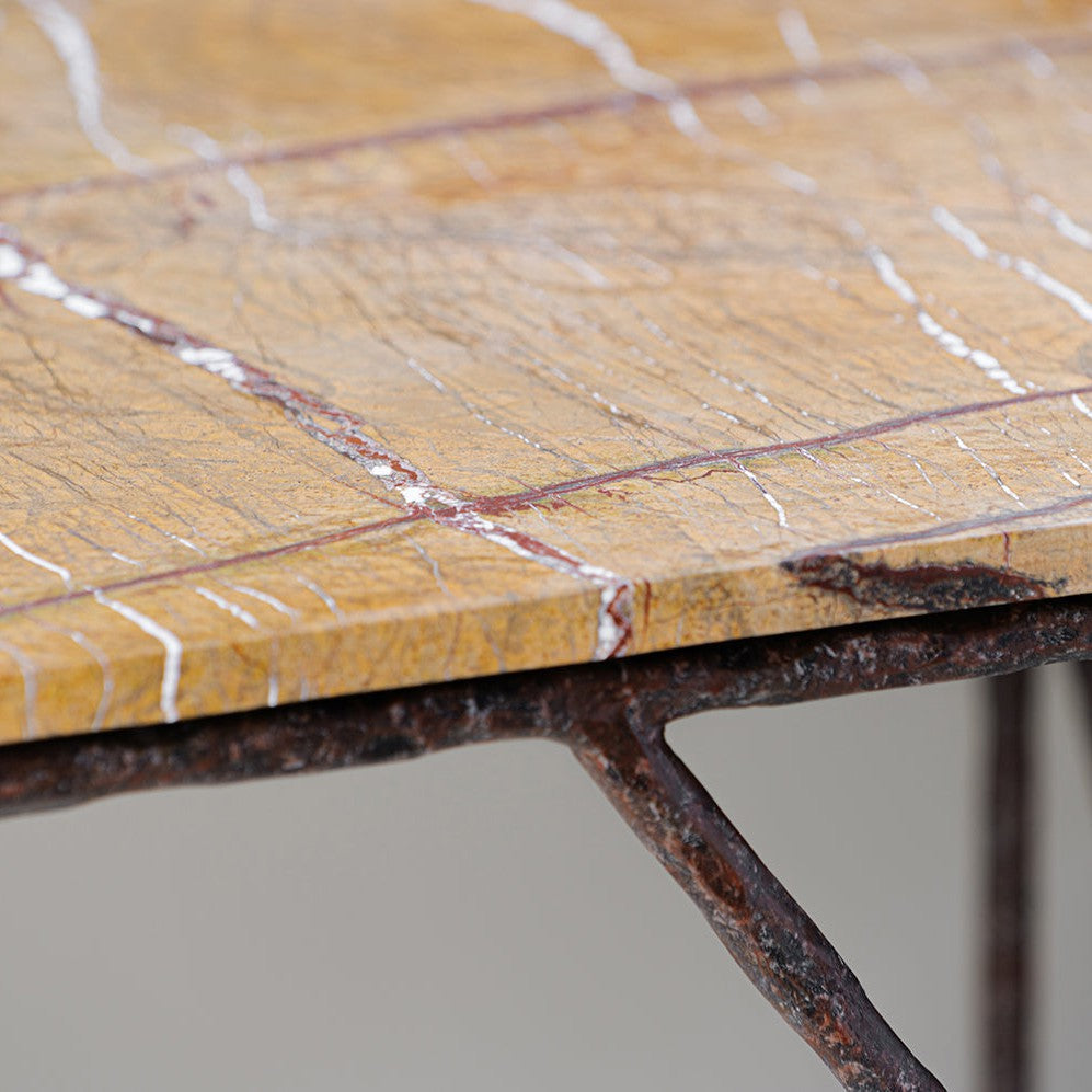 Stanley Dressing Table - Old Rust and Gold with Rainforest Gold