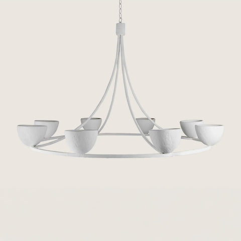 Compton Chandelier - Plaster White