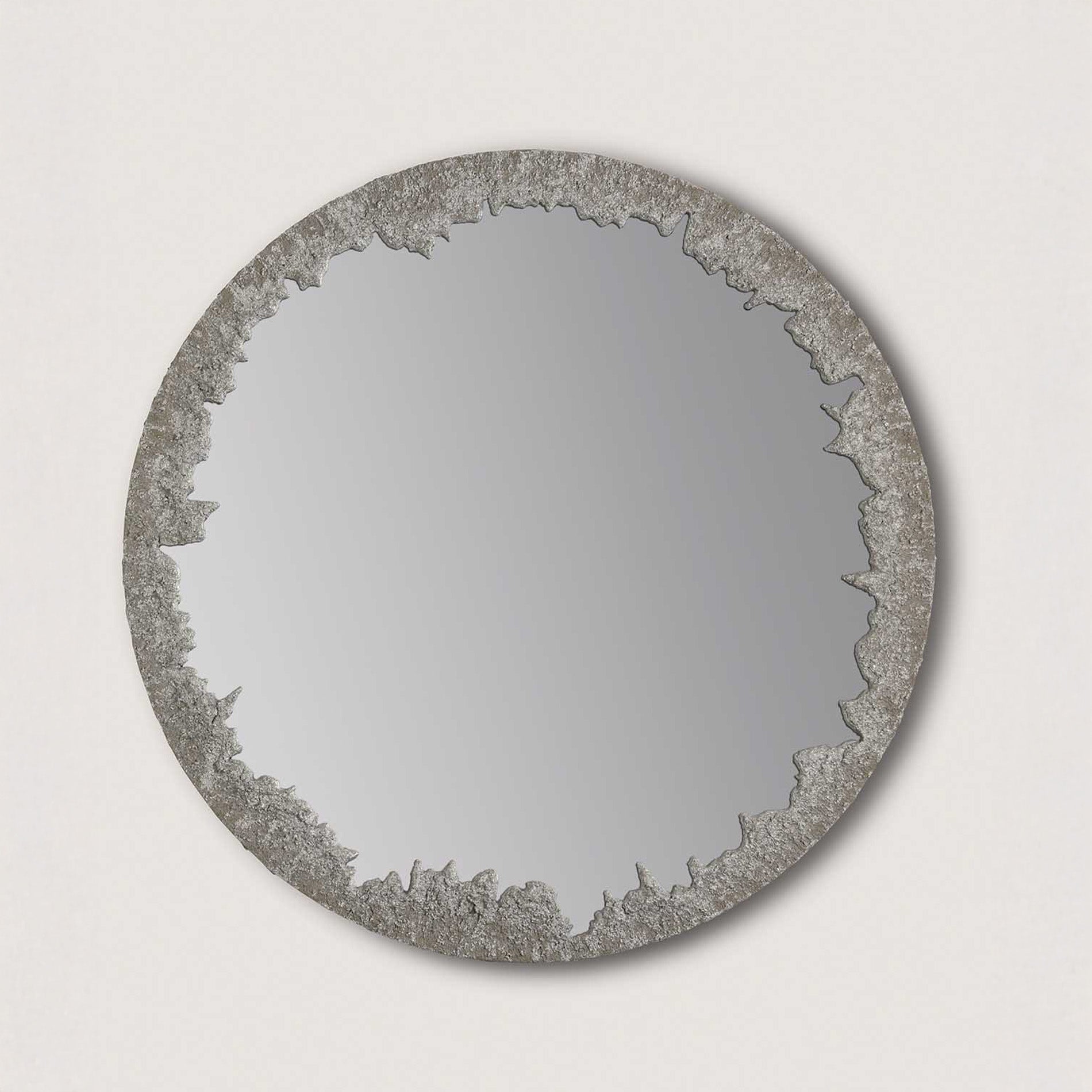 Crater Mirror - Crater Silver