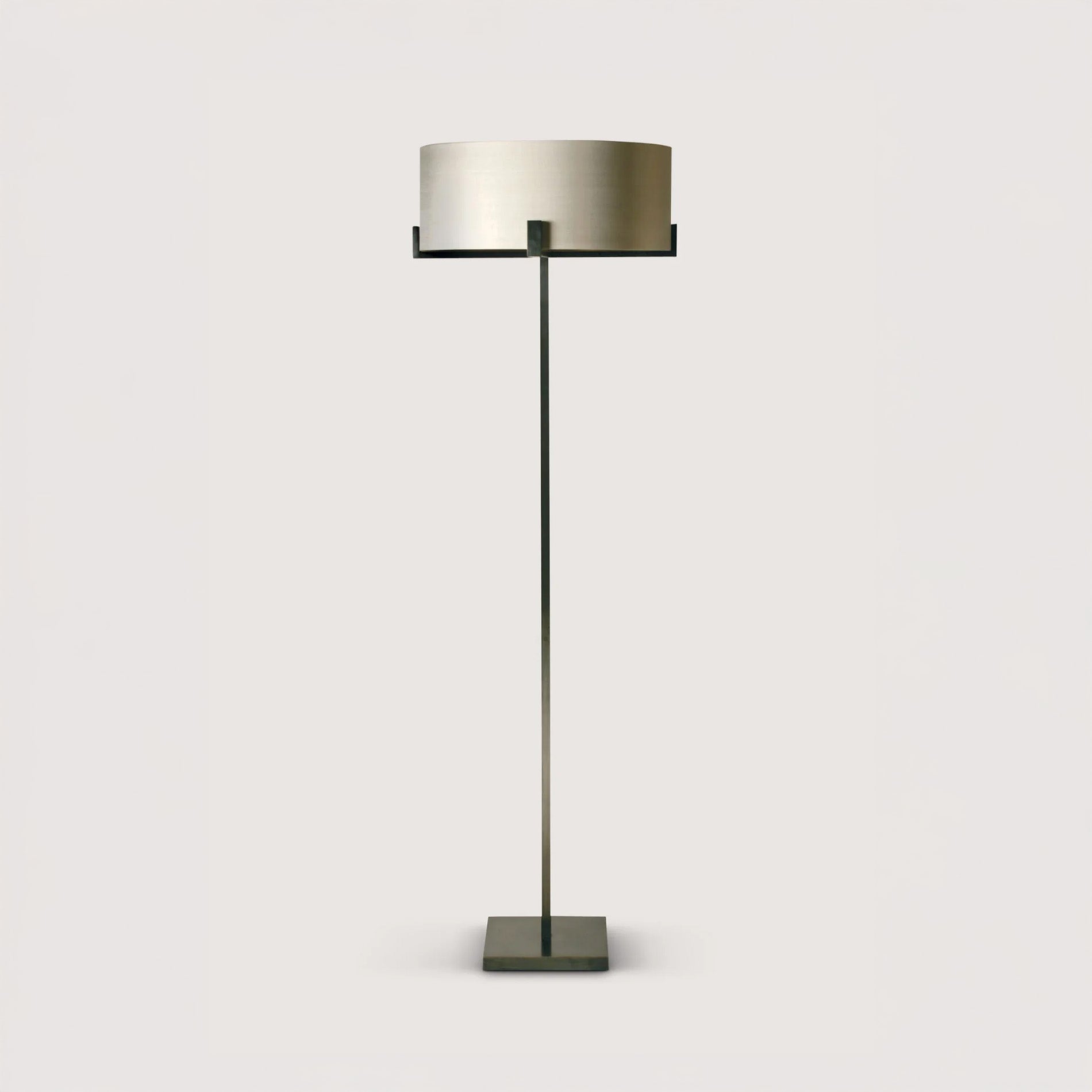 Cross Braced Floor Lamp - Bronze