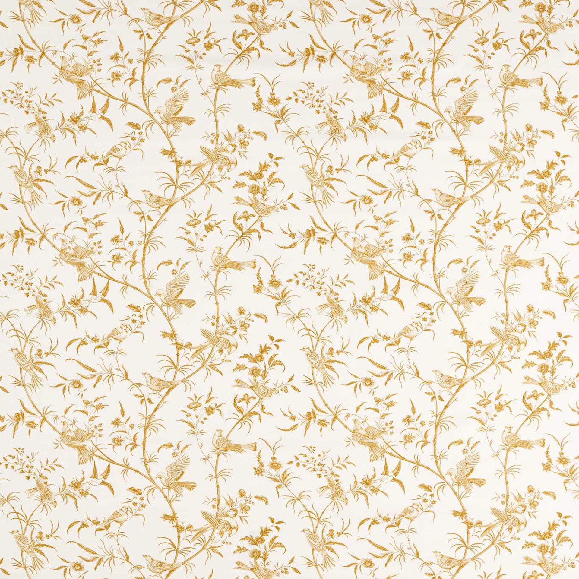 Paradise Woods Toile - Mustard