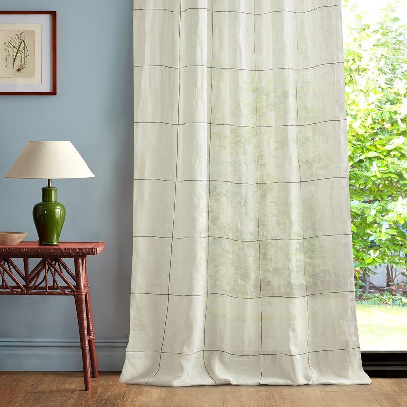 Oceana Check - Seaspray White
