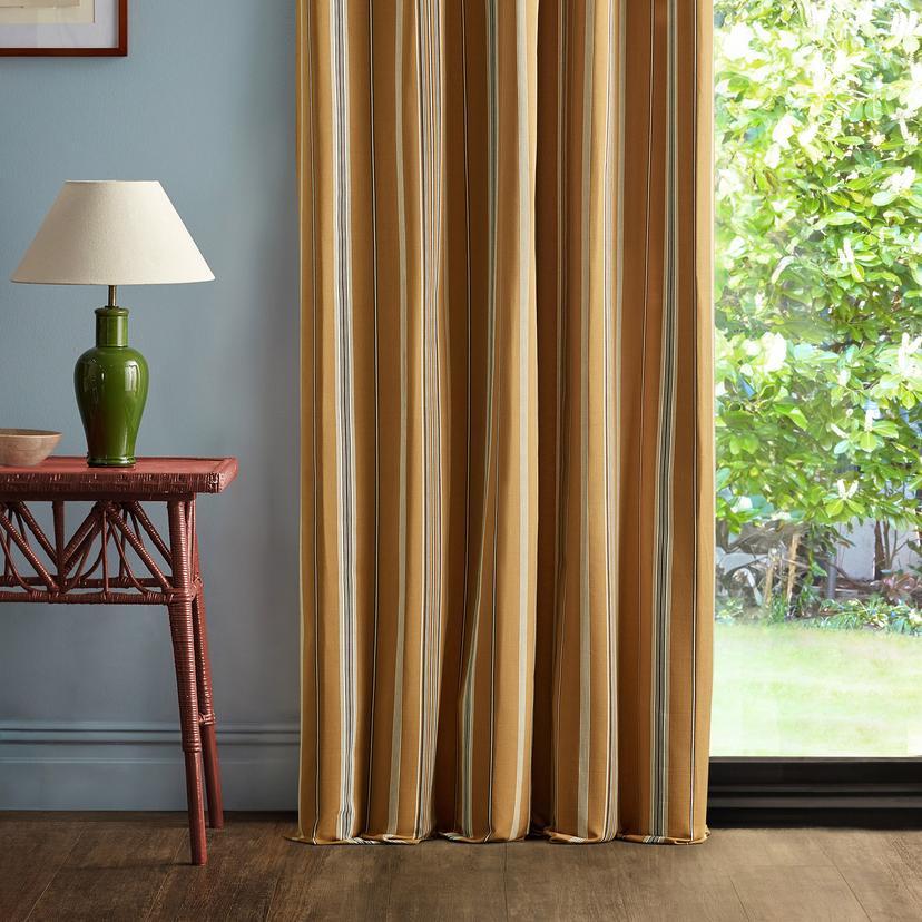 Latimer Stripe - Turmeric / Walnut
