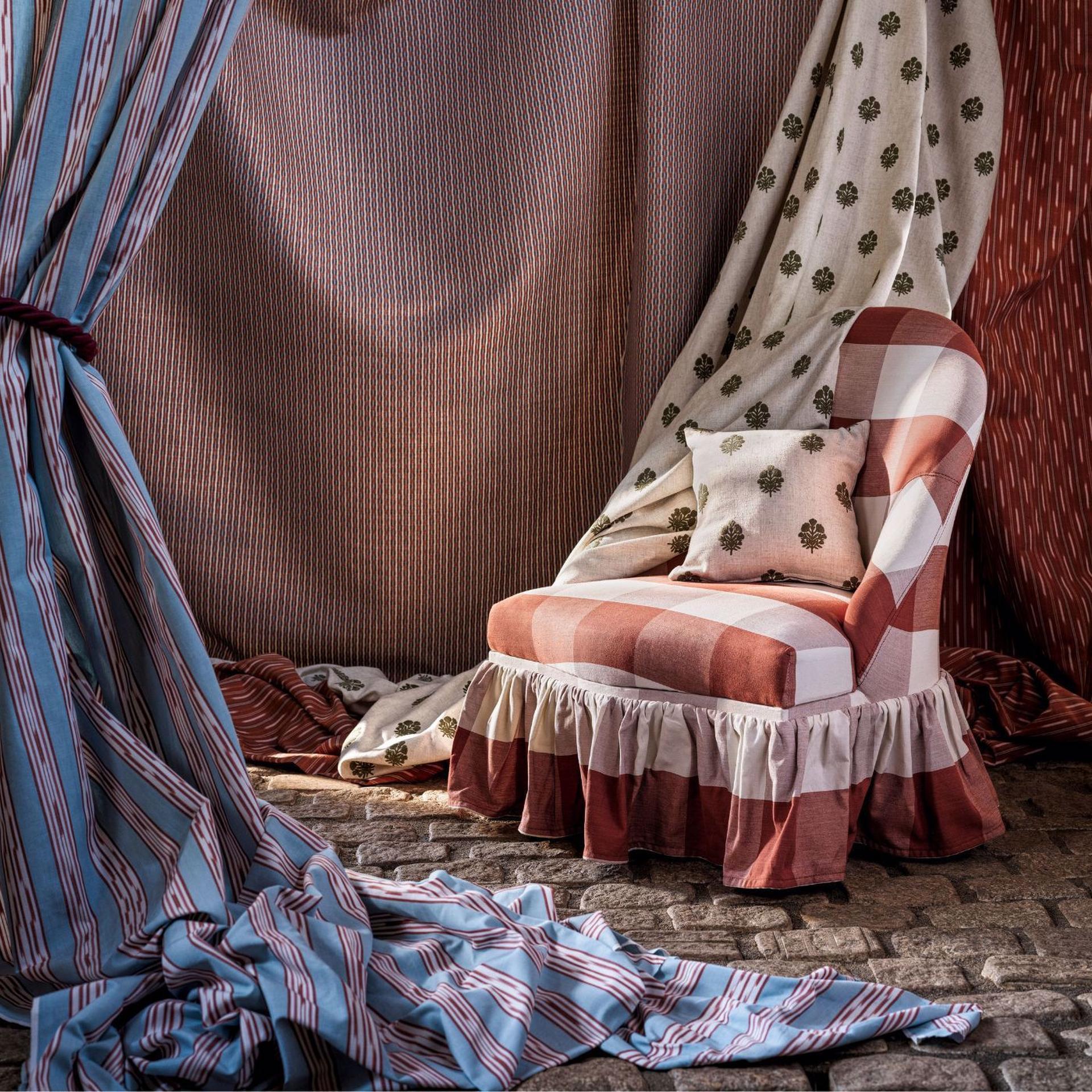 Jamandi Stripe - Mineral / Coral
