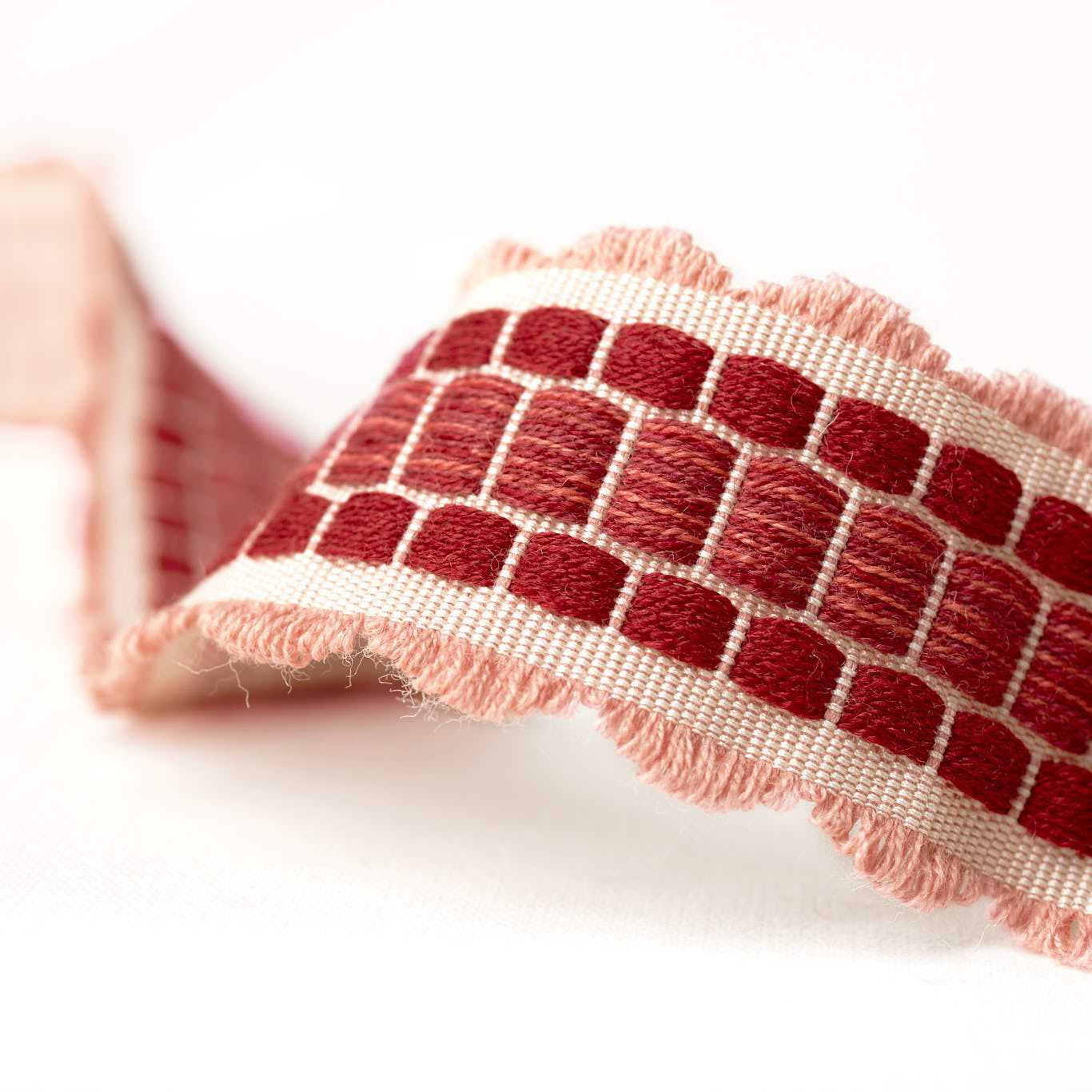 Melmerby Fan Braid - Rose