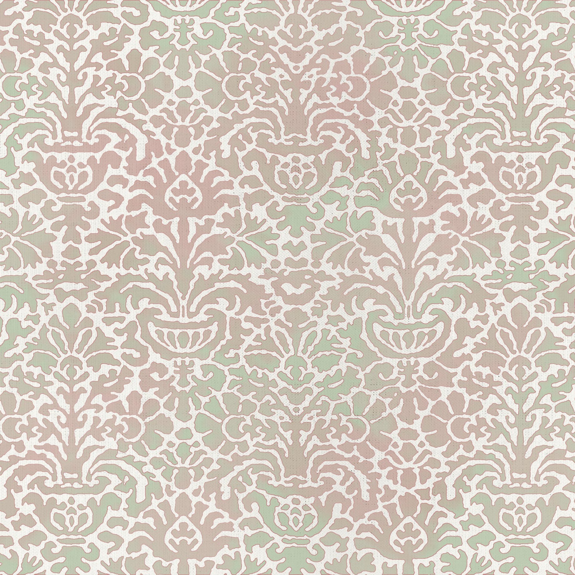 Florentine - Resist Cranberry-Moss / Natural