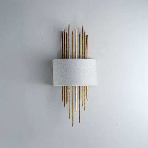 Flynn Caged Wall Light Small - Gold