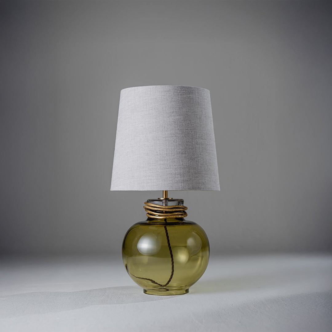 Boudica Lamp Small - Olive with Bodu Gold Collar