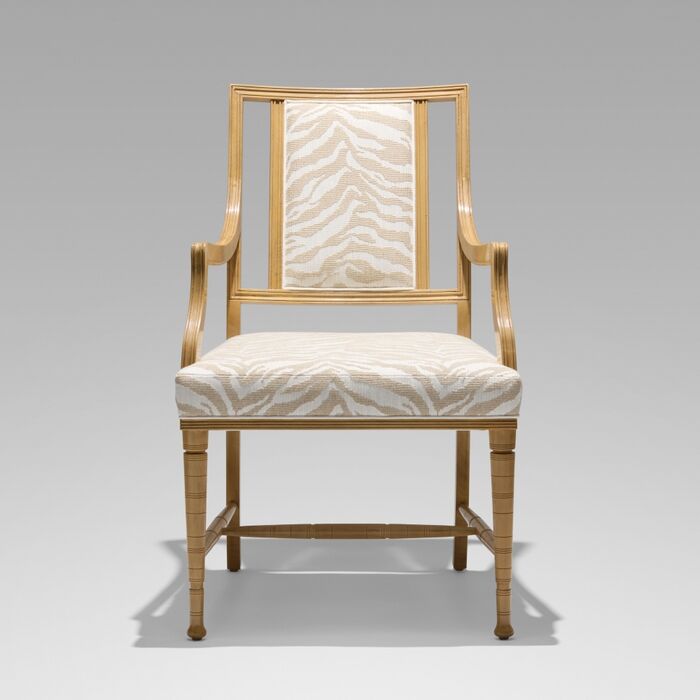 Edward Dining Armchair
 (Upholstered Back)