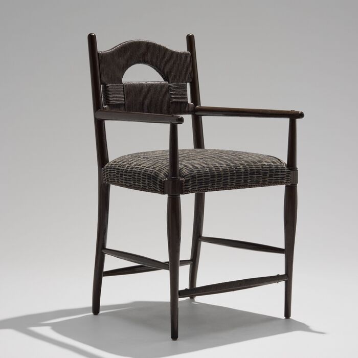 Dordogne Counter Stool With Arms
 (Woven Back, Tight Seat)