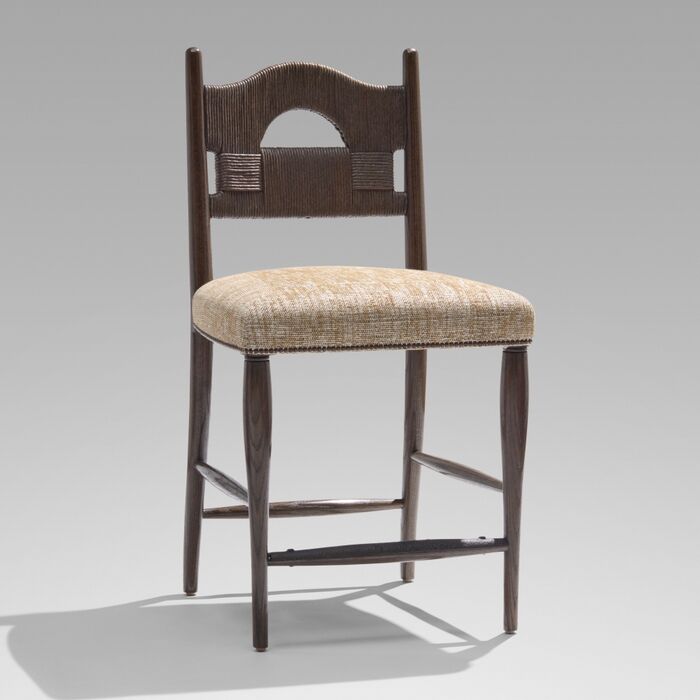 Dordogne Armless Counter Stool
 (Woven Back, Tight Seat)