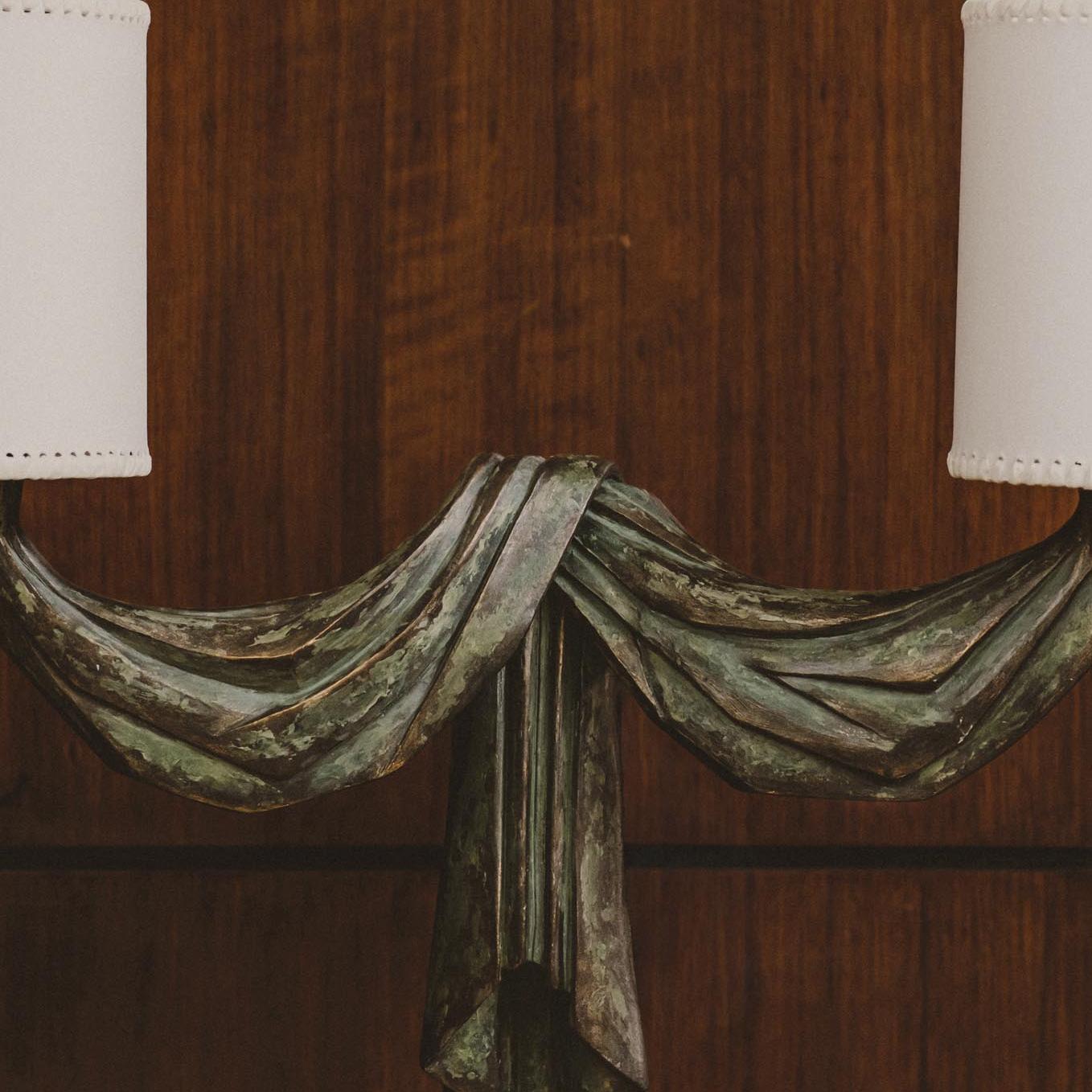 Teatro Wall Light - Gilted Verdigris