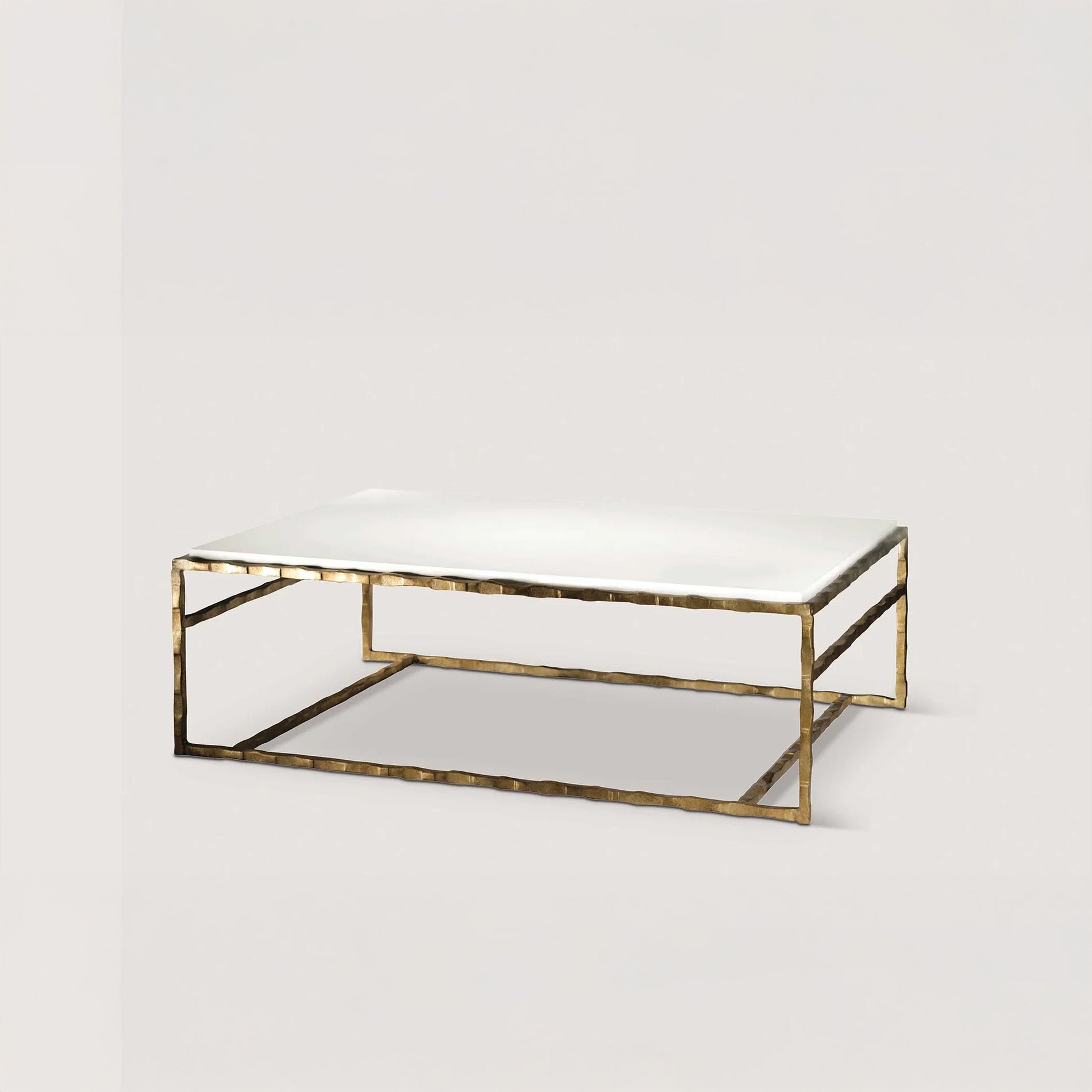 Giacometti Coffee Table - Versailles Gold-Faux Limestone