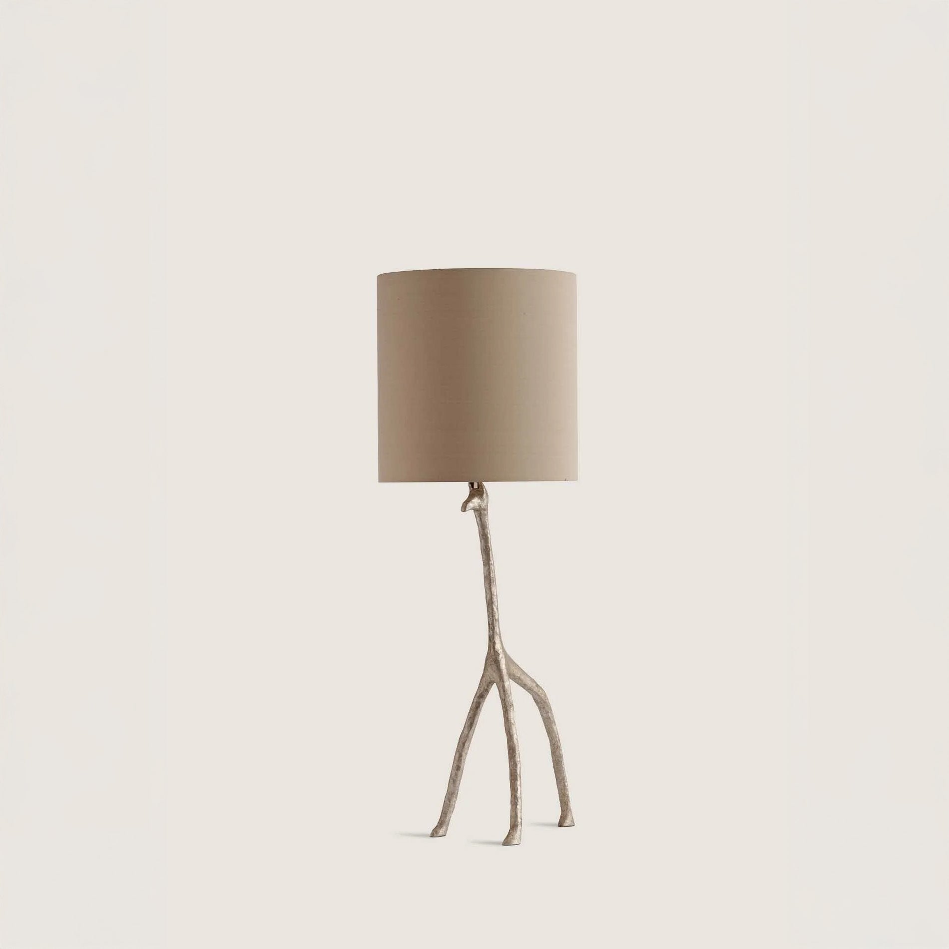 Giraffe Lamp - Decayed Silver