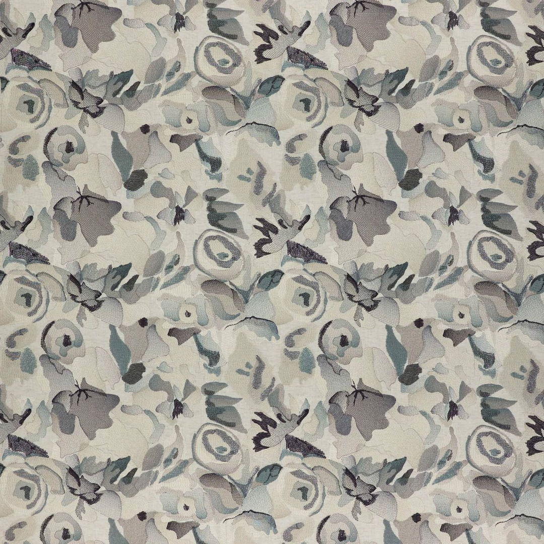 Flores Embroidery - Pumice / Slate / Beau