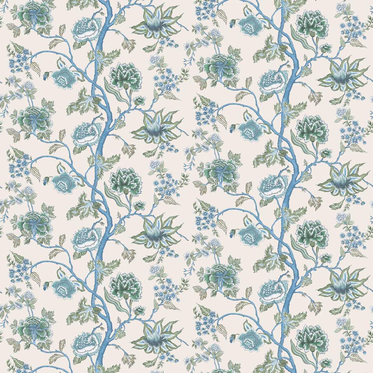 Indienne - Cornflower / Pine