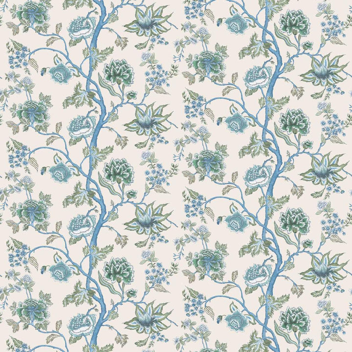 Indienne - Cornflower / Pine