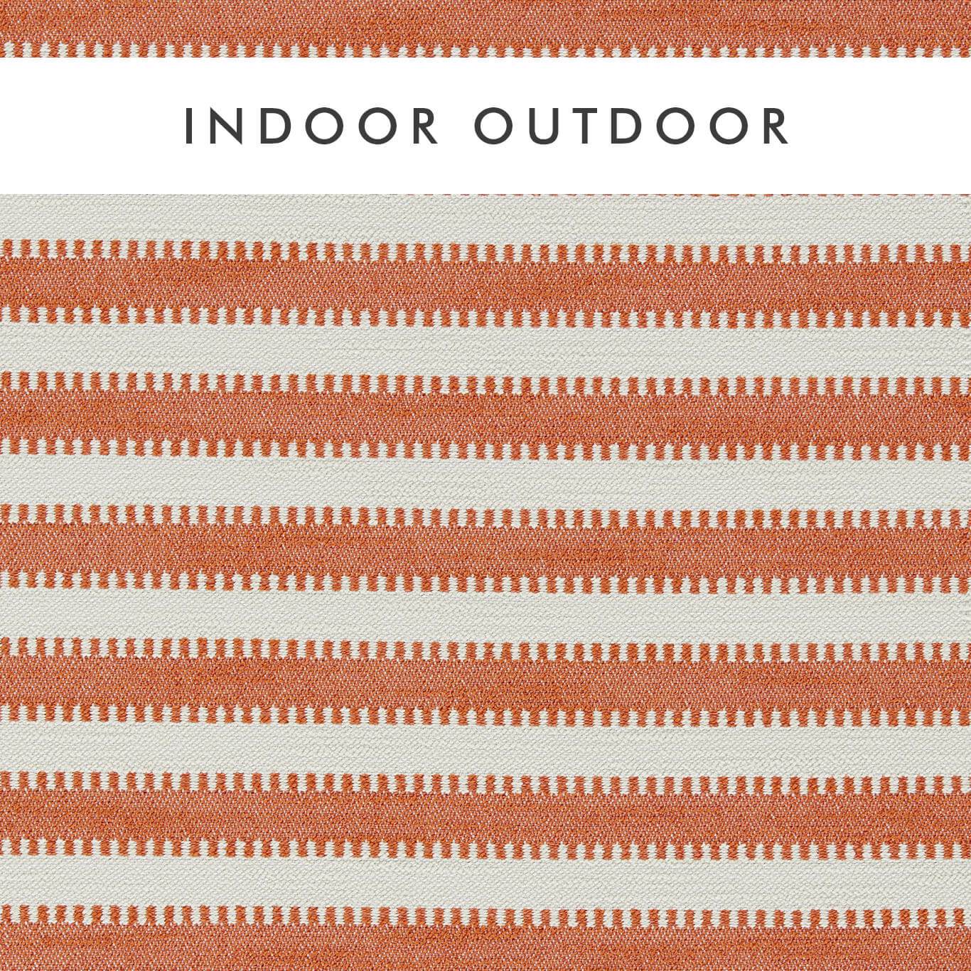 Ocala Stripe - Clementine / Chalk