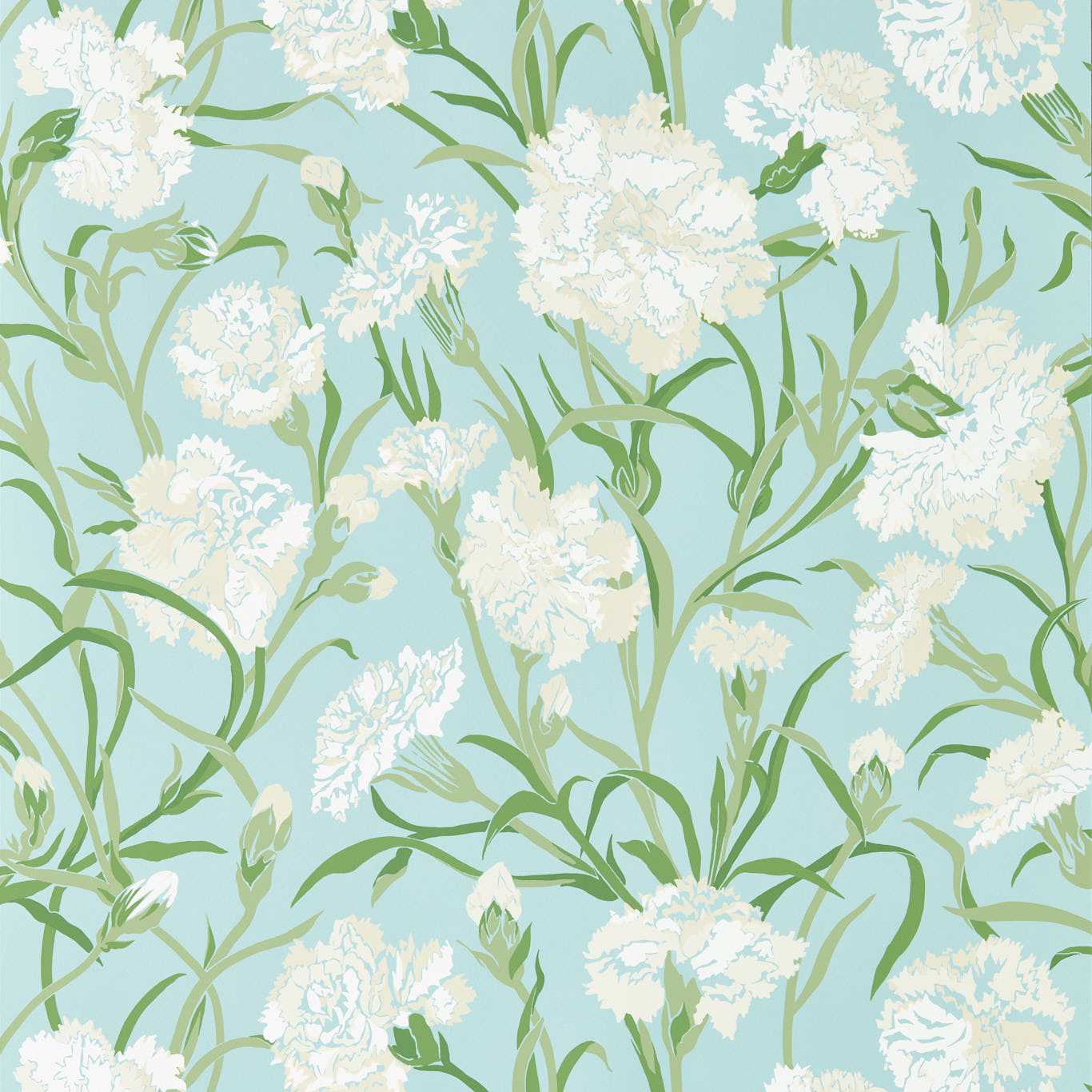 Fleur de Joie - Chalk / Emerald / Sky