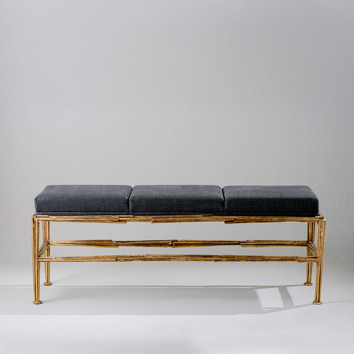 Hanzo Bed End Bench - Gold