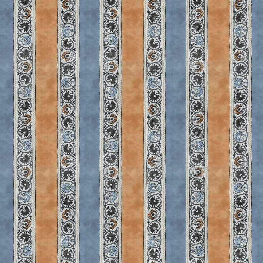 Haryana - Apricot / Blue