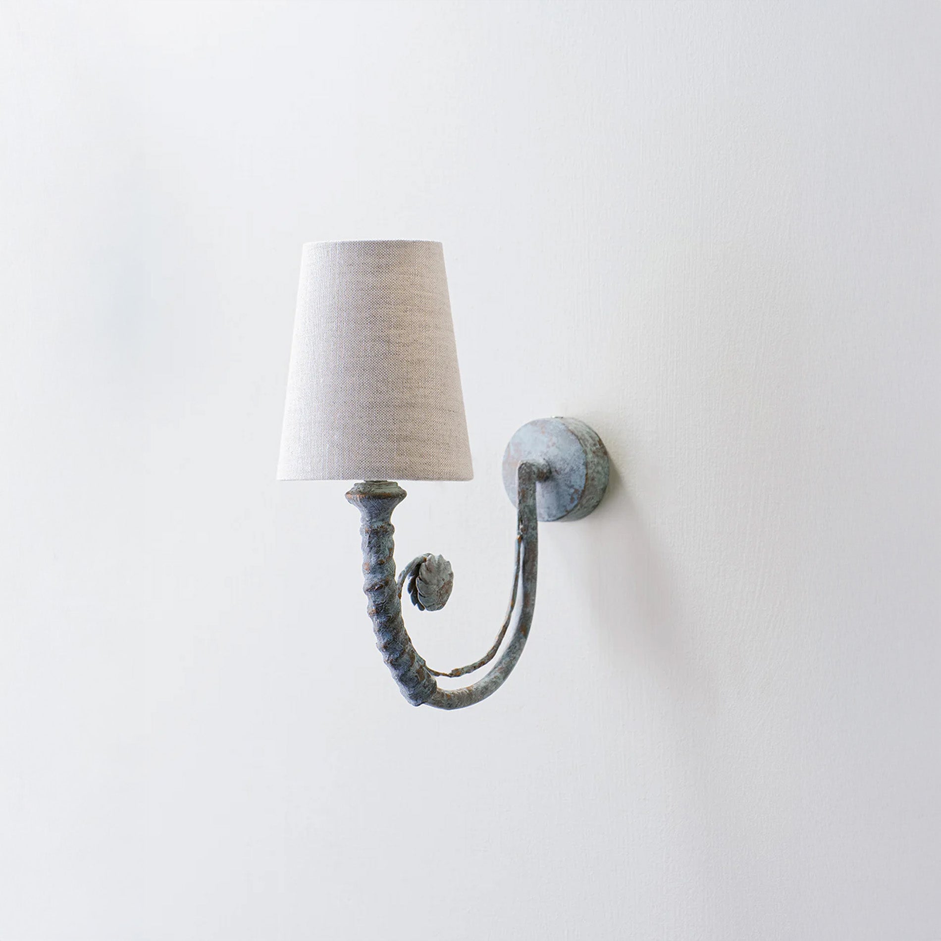 Holbein Wall Light Small - Blue Verdigris