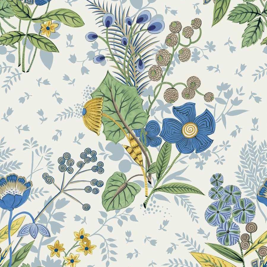 Jardin D'Ete Wp - Blue / Green