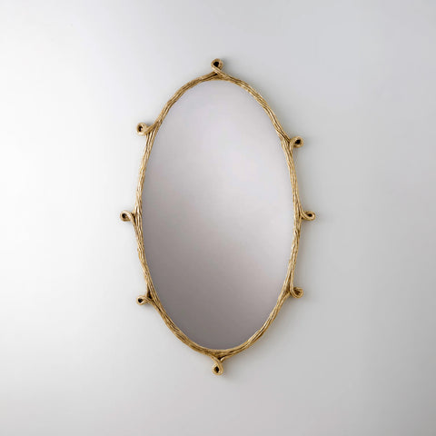 Jolly Mirror - Antique Gold