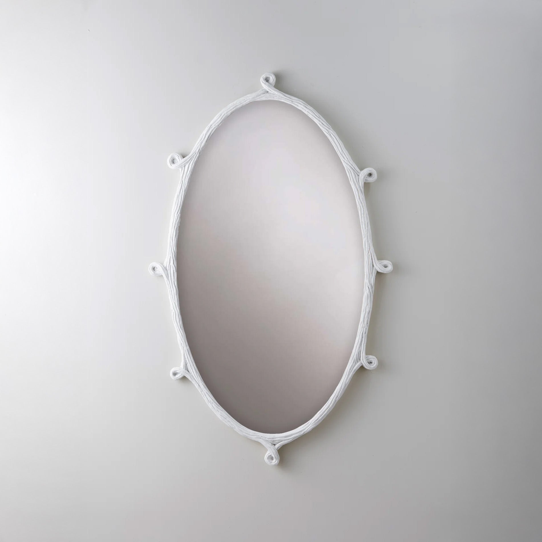 Jolly Mirror - Plaster White