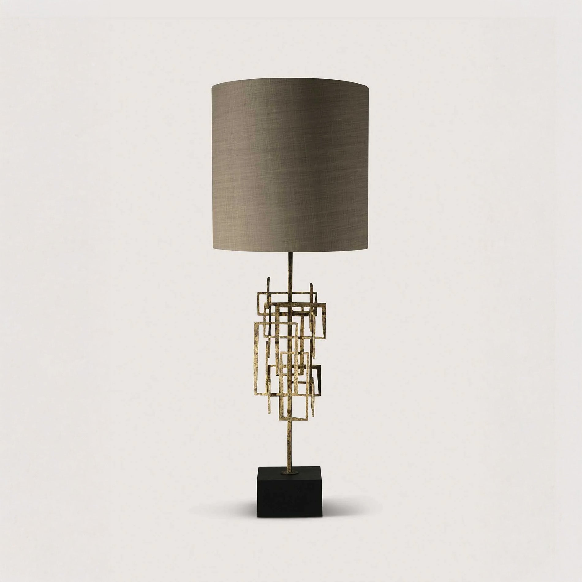 Kinetic Lamp - Gurney Gold - Slate Base