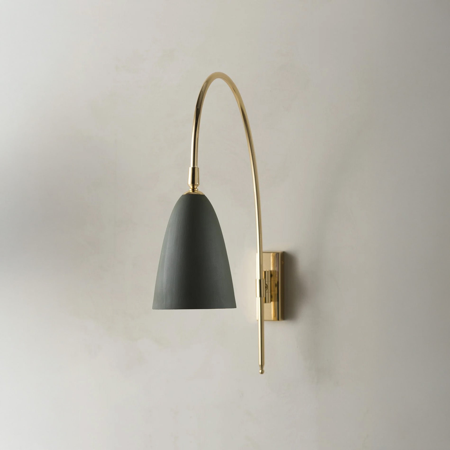Kingsley Wall Light - Brass with Bottle