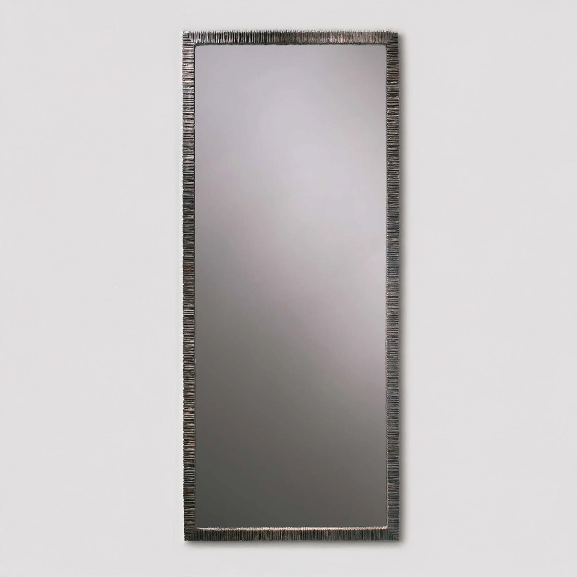 Large Rectangular Trevose - Mirror - Burnt Silver