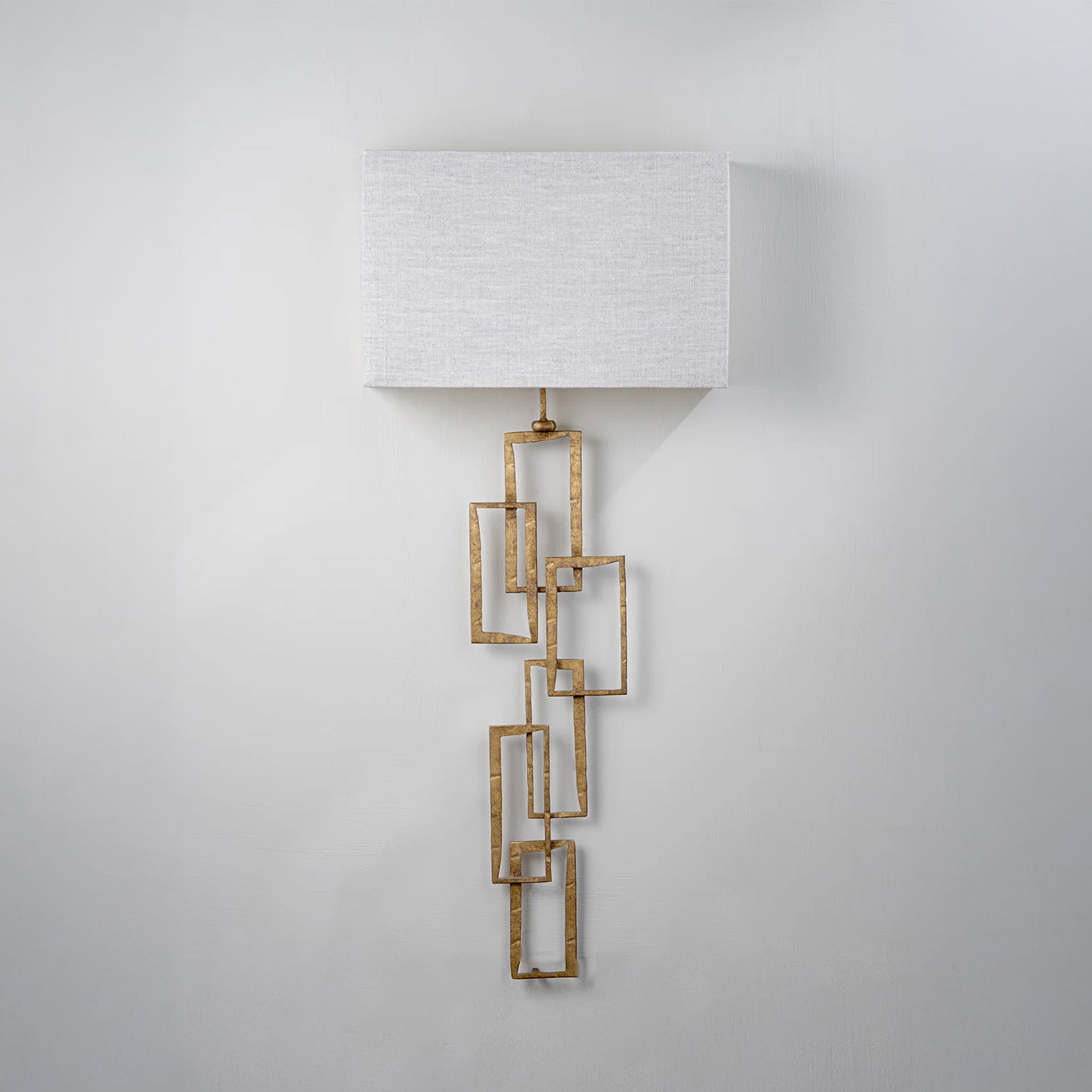 Large Salperton Wall Light - White Gold