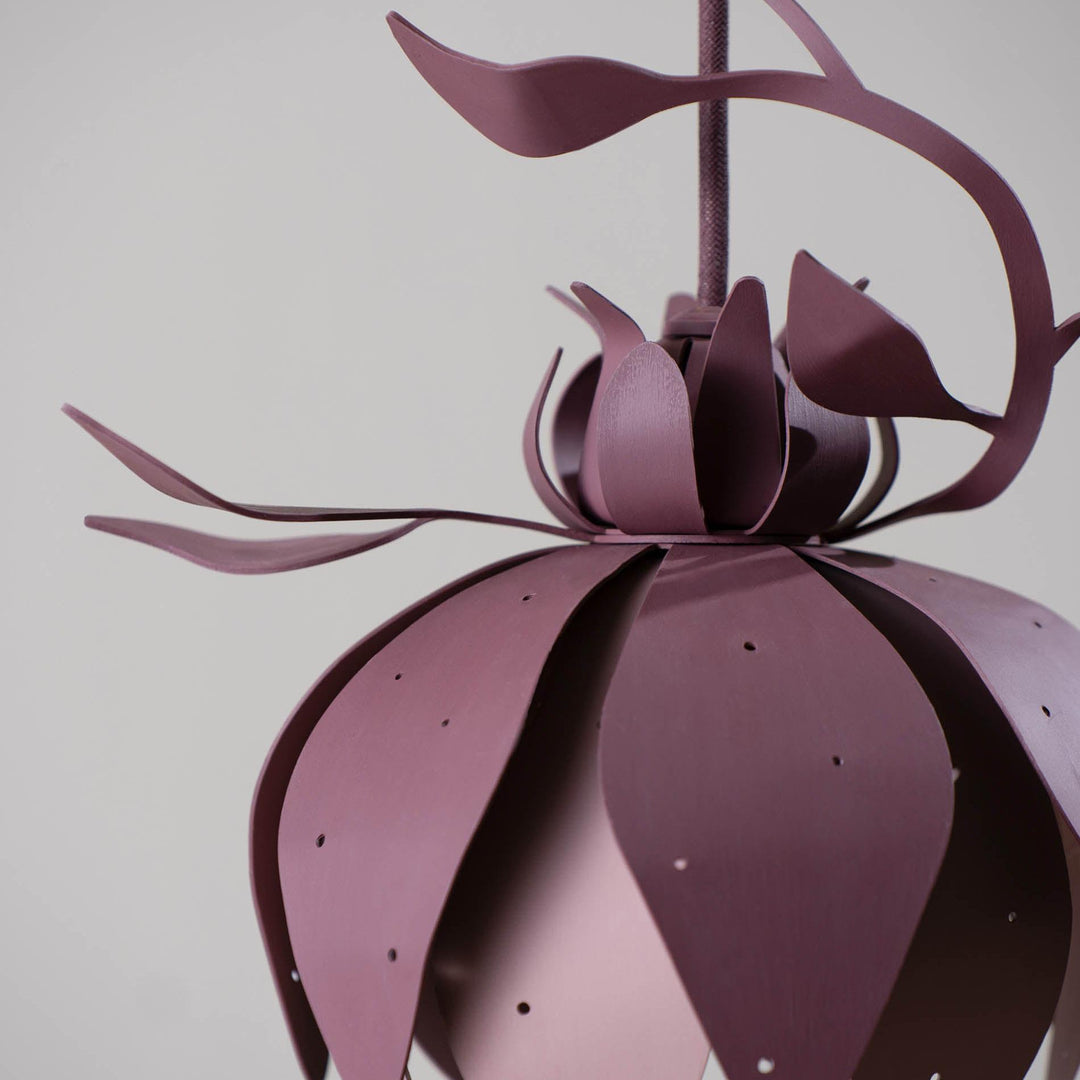 Botanica Pendant - Brinjal with Blush