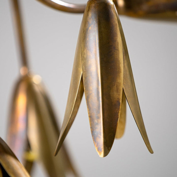Morales Chandelier - Patinated Brass