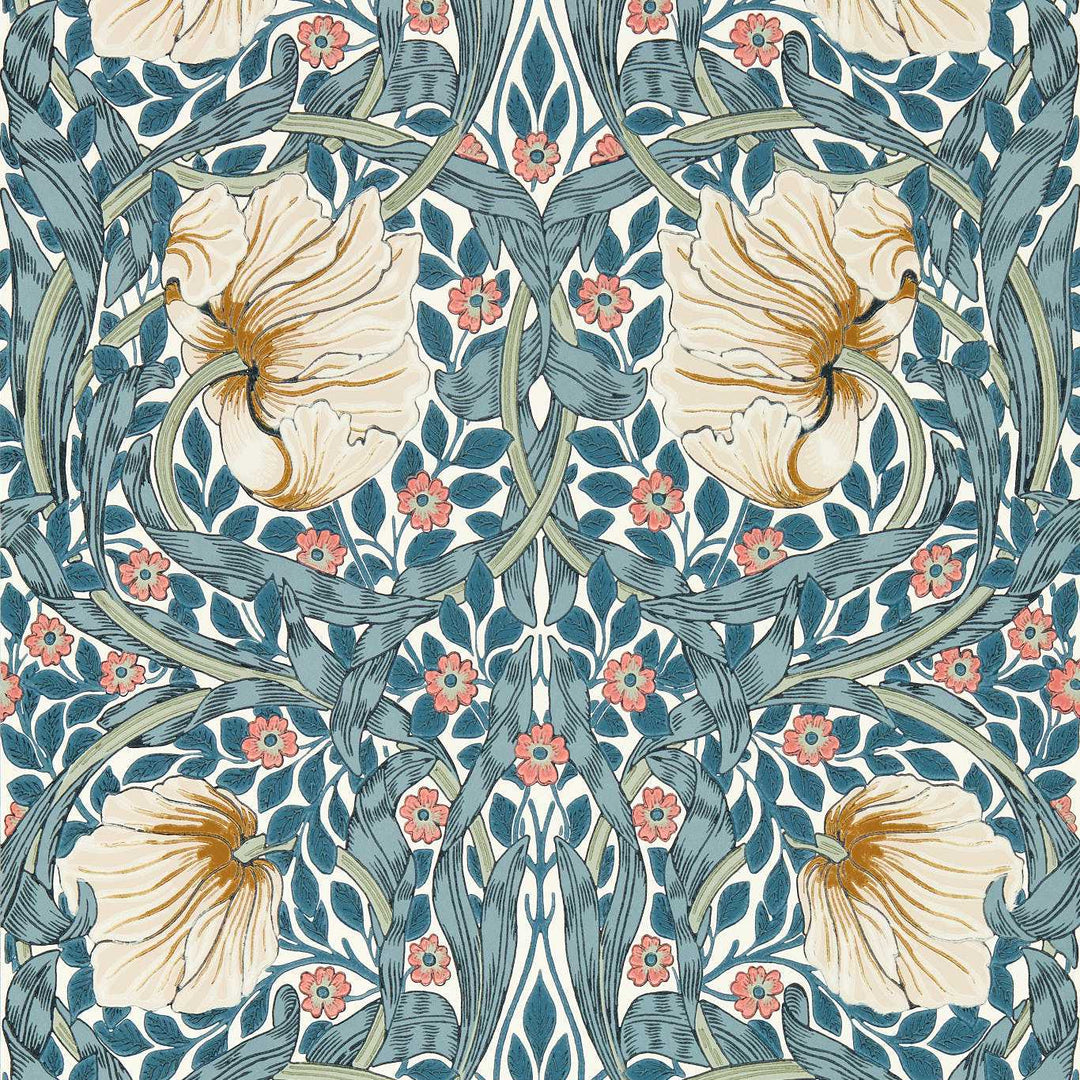Pimpernel - Woad / Coral