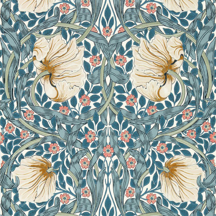 Pimpernel - Woad / Coral