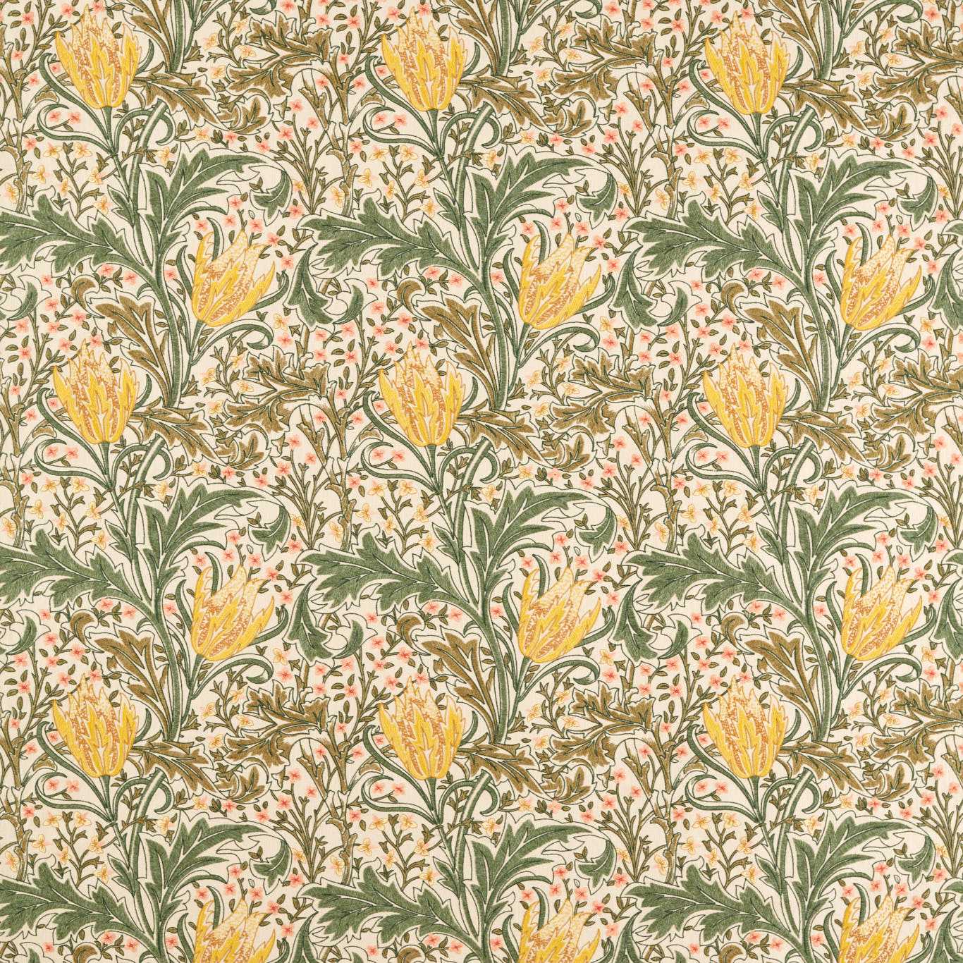 Lent Lily Embroidery - Artichoke / Weld