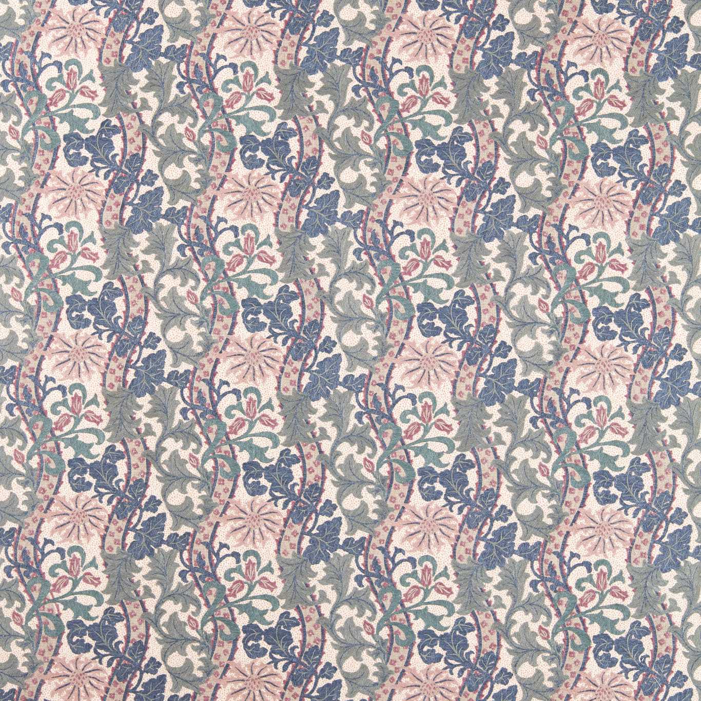 Cornflower Embroidery - Indigo / Plum