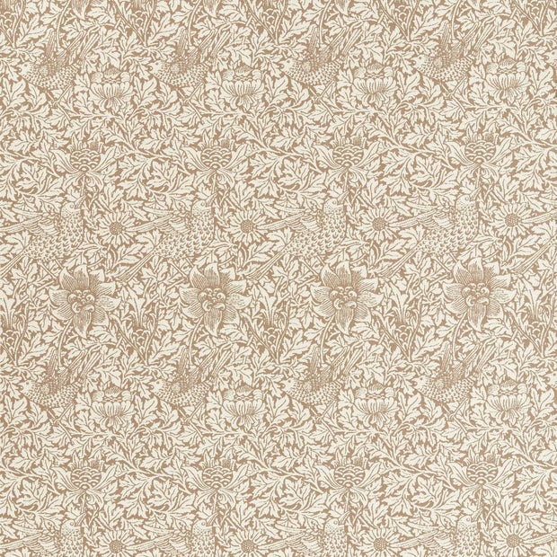 Bird & Anemone Weave - Linen