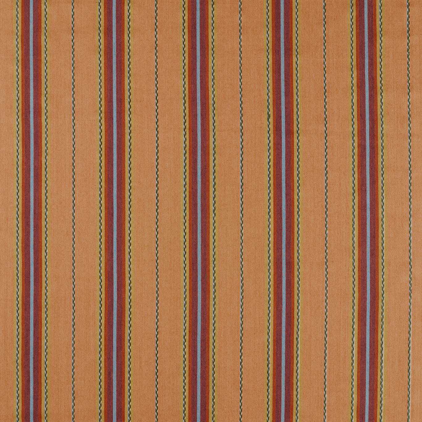 Lechlade Stripe - Mulberry / Apricot