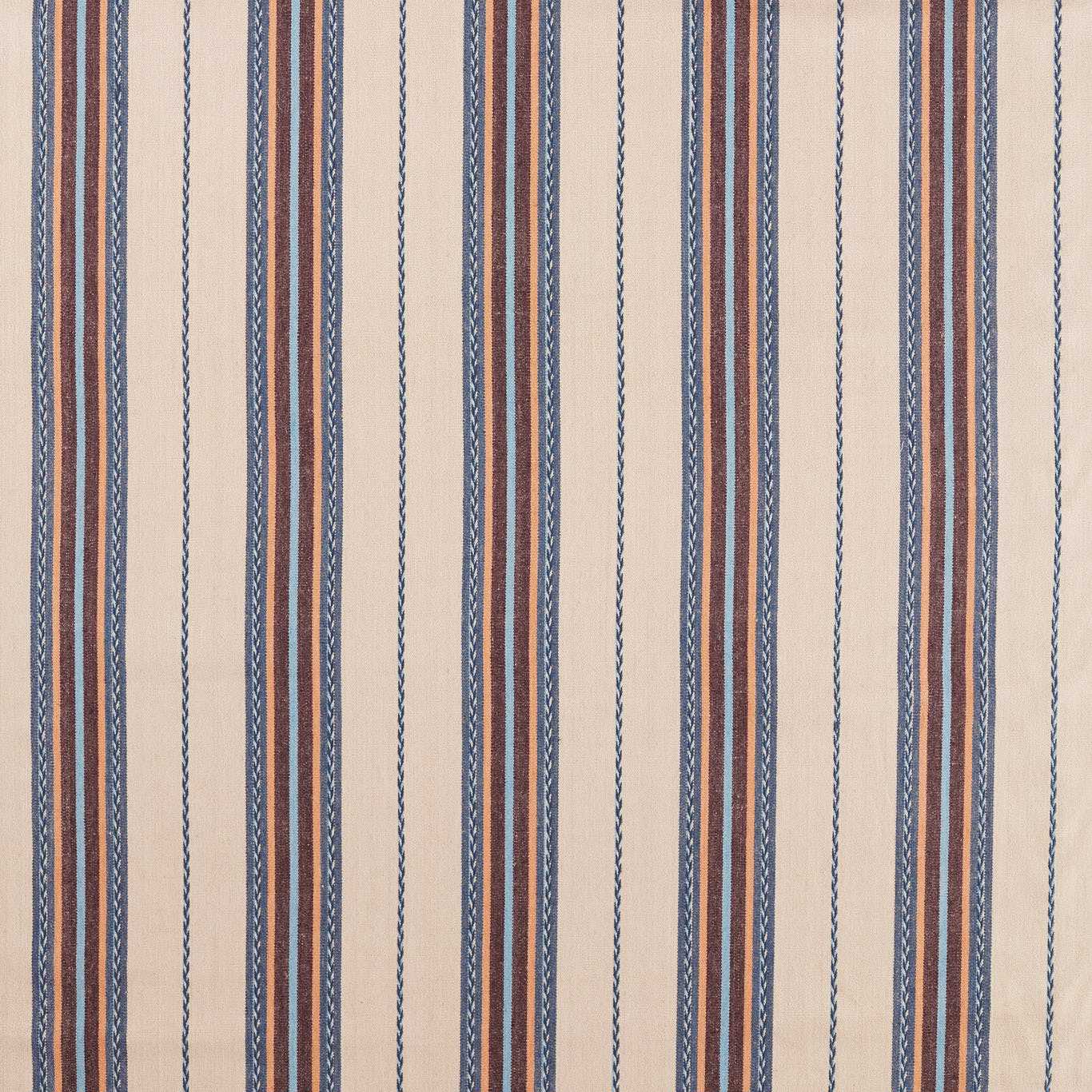Lechlade Stripe - Woad / Linen