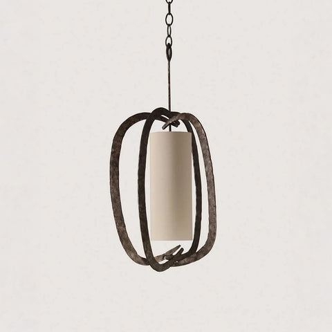 Miro Pumpkin Chandelier - Burnt Silver